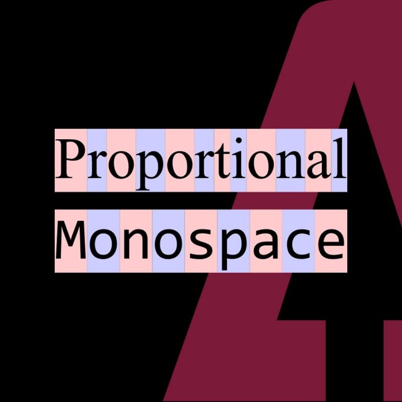 Monospace font style